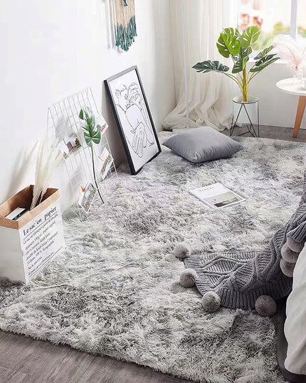 Kilimas Shaggy 120x170 Minkštas Purus Pilkas Sidabrinis Vintage Modernus