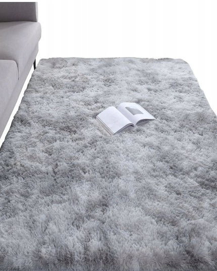 Kilimas Shaggy 120x170 Minkštas Purus Pilkas Sidabrinis Vintage Modernus