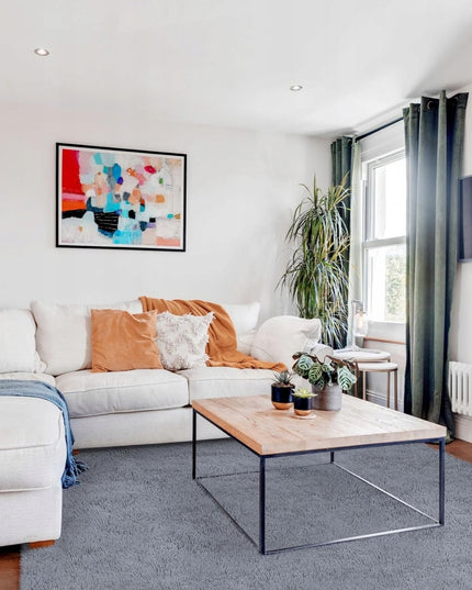 Minkštas pūkuotas kilimėlis, pliušinis kilimas, neslystantis, 120x160