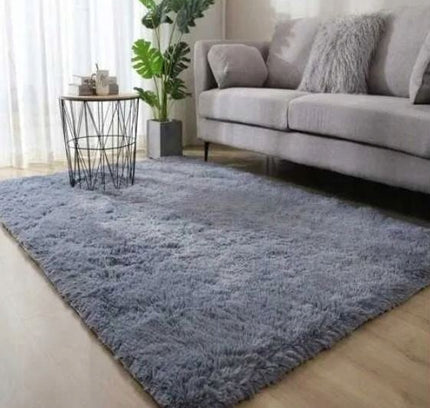Minkštas pūkuotas kilimėlis, pliušinis kilimas, neslystantis, 120x160