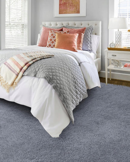 Minkštas pūkuotas kilimėlis, pliušinis kilimas, neslystantis, 120x160