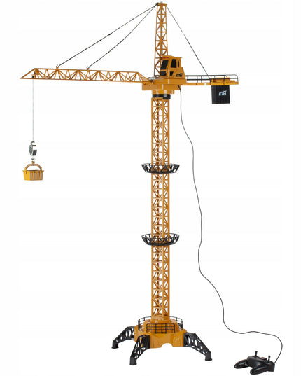 Didelis XXL nuotoliniu būdu valdomas RC Kranas su pulteliu, skirtas vaikams žaisti