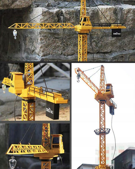 Didelis XXL nuotoliniu būdu valdomas RC Kranas su pulteliu, skirtas vaikams žaisti