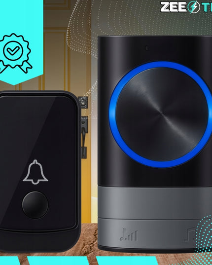 Belaidis durų skambutis varteliams ir vartams, atsparus vandeniui, ilgas 200 m veikimo nuotolis