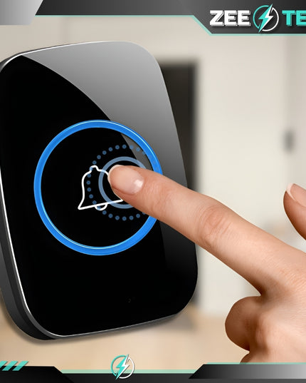 Belaidis durų skambutis, atsparus vandeniui, ilgas 300m veikimo nuotolis, skirtas durims, vartams, paradiniams varteliams