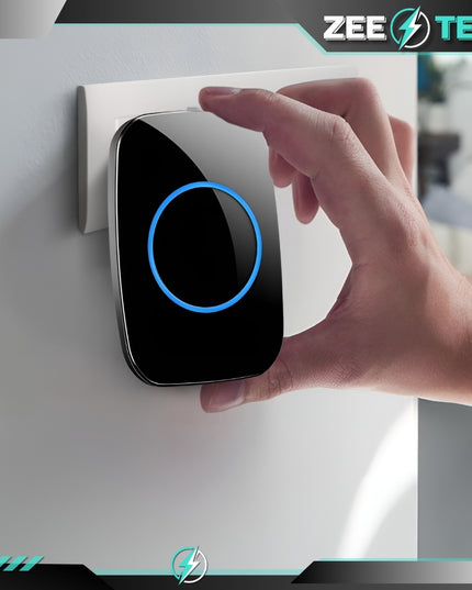 Belaidis durų skambutis, atsparus vandeniui, ilgas 300m veikimo nuotolis, skirtas durims, vartams, paradiniams varteliams