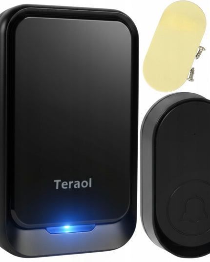 Belaidis durų ir vartelių skambutis, lauko, atsparus vandeniui, su USB baterija