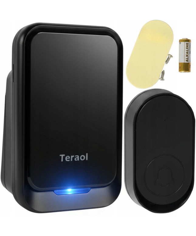 Belaidis durų ir vartelių skambutis, lauko, atsparus vandeniui, su USB baterija