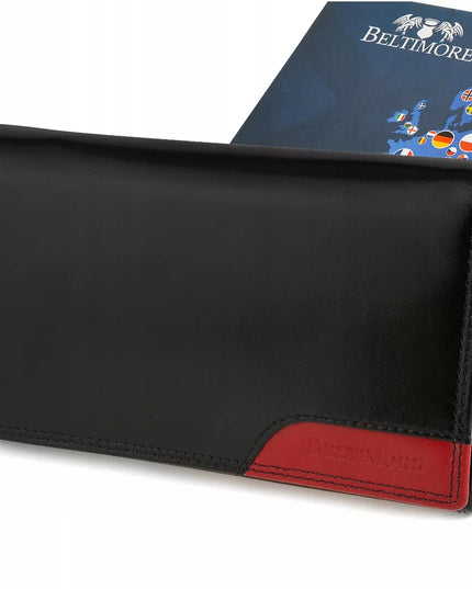 Didelė moteriška odinė RFiD BELTIMORE piniginė