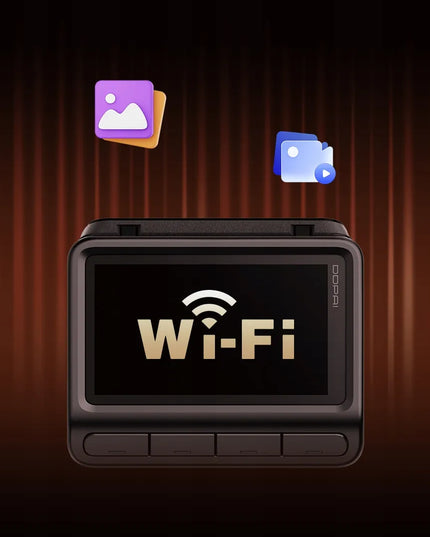 DDPAI Z90 Pro vaizdo registratorius, automobilinė kamera 4K HDR GPS priekinė + galinė