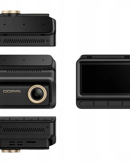 DDPAI Z90 Pro vaizdo registratorius, automobilinė kamera 4K HDR GPS priekinė + galinė