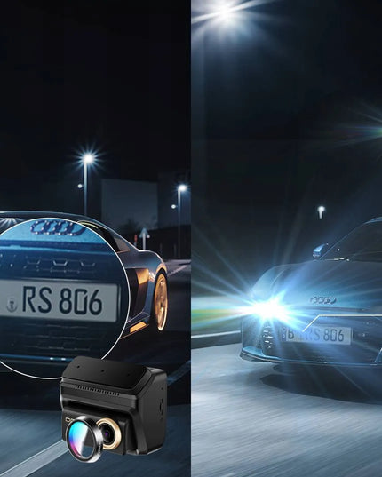 DDPAI Z90 Pro vaizdo registratorius, automobilinė kamera 4K HDR GPS priekinė + galinė