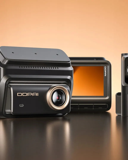 DDPAI Z90 Pro vaizdo registratorius, automobilinė kamera 4K HDR GPS priekinė + galinė