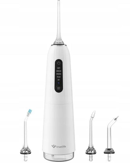 „TrueLife AquaFloss Compact C200“ belaidis burnos irigatorius su antgalių rinkiniu