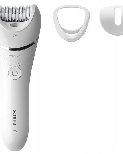 Depiliatorius PHILIPS Series 8000 BRE700/00 Wet & Dry, 32 keraminiai diskai