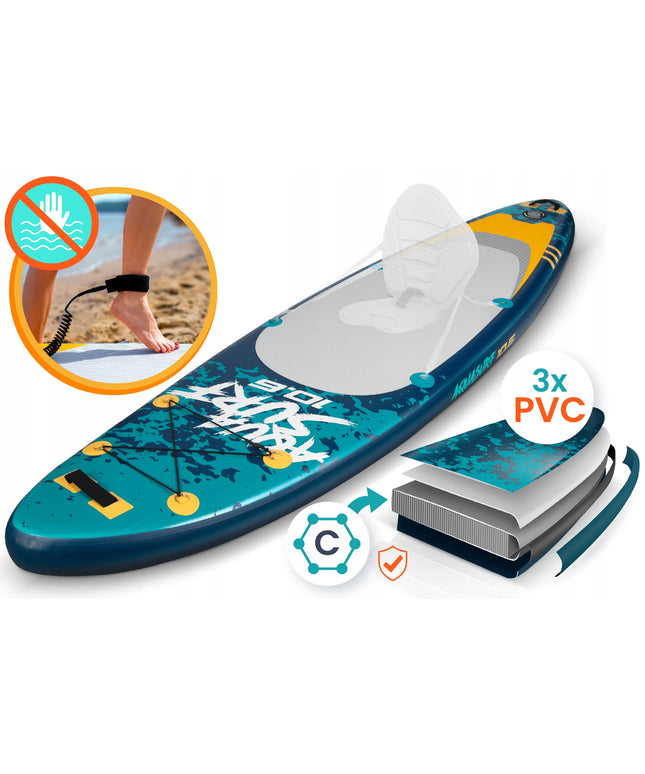 Neo-sport pripučiama SUP irklentė 320 cm su priedų rinkiniu