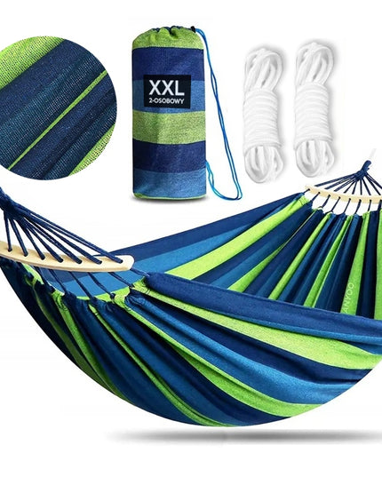 Didelis hamakas dviems 200KG 240 x 150 cm