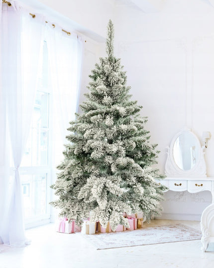 Dirbtinė eglutė, Kalėdinė eglė, su dirbtiniu sniegu, 160cm