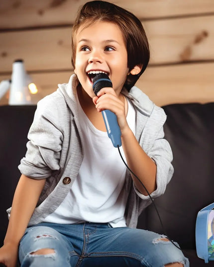„Lexibook Disney Stitch“ nešiojamasis „Bluetooth“ garsiakalbis su mikrofonu ir karaoke funkcija