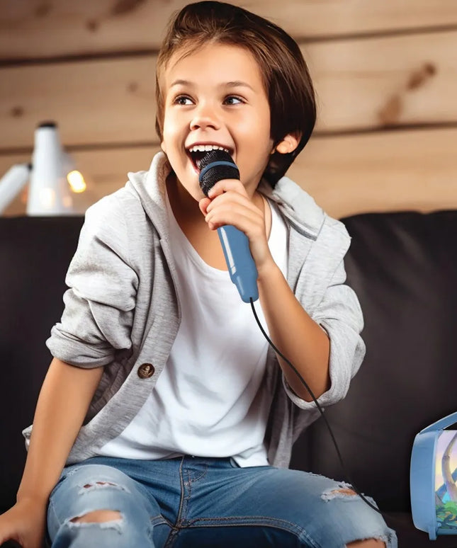 „Lexibook Disney Stitch“ nešiojamasis „Bluetooth“ garsiakalbis su mikrofonu ir karaoke funkcija