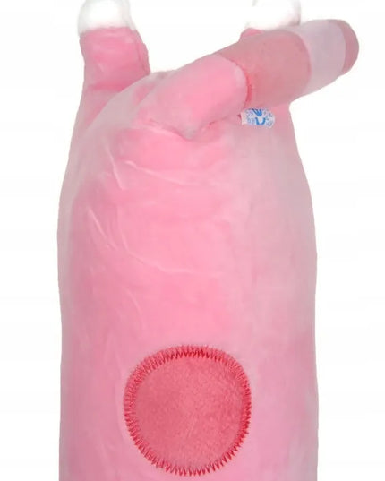 Ilgas rožinis pliušinis katinas, 90 cm