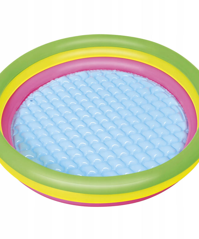 Bestway pripučiamas baseinas vaikams 102x25 cm su pripučiamu dugnu