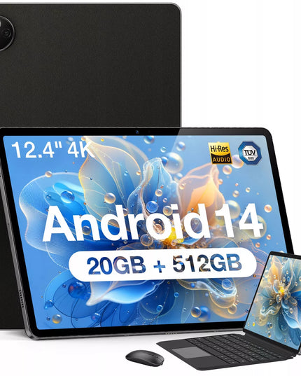 Planšetinis kompiuteris Doogee T30 Max, 20/512 GB, 10800 mAh, juodas