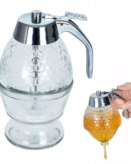 Medaus dozatorius sirupui stiklinis 250 ml