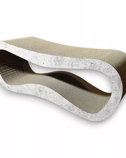 Kartoninė draskyklė Mruu&Pruu LEON 78 cm PILKO BETONO DIDELĖ