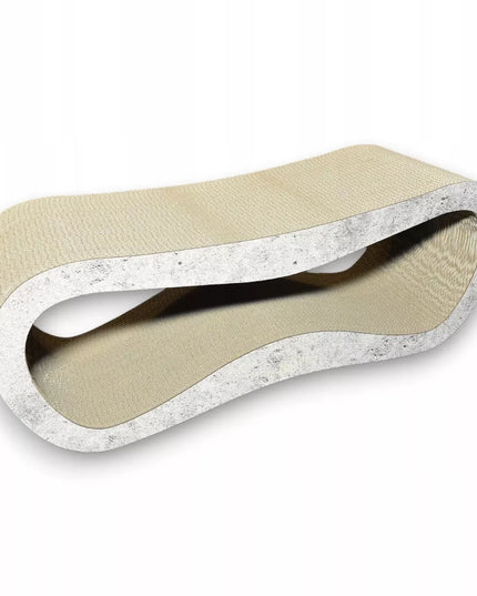 Kartoninė draskyklė Mruu&Pruu LEON 78 cm PILKO BETONO DIDELĖ
