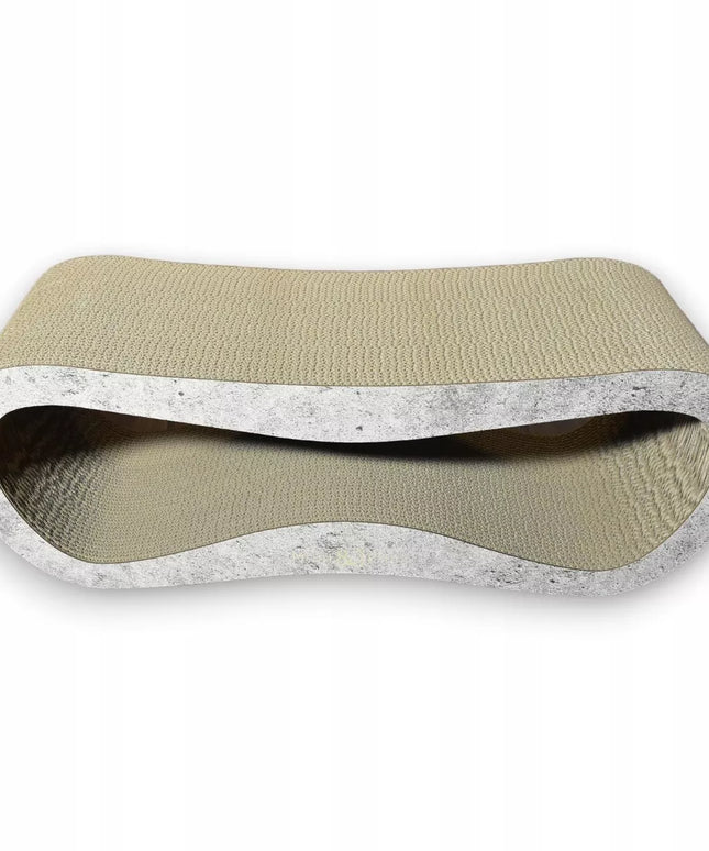 Kartoninė draskyklė Mruu&Pruu LEON 78 cm PILKO BETONO DIDELĖ