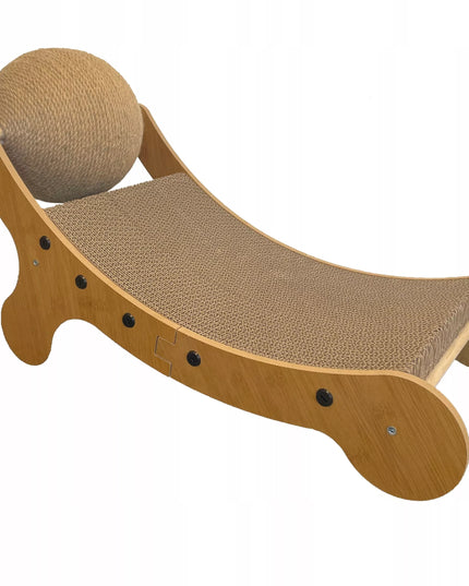 K&M 2 viename draskyklė ir gultas katėms F098, smėlio spalvos