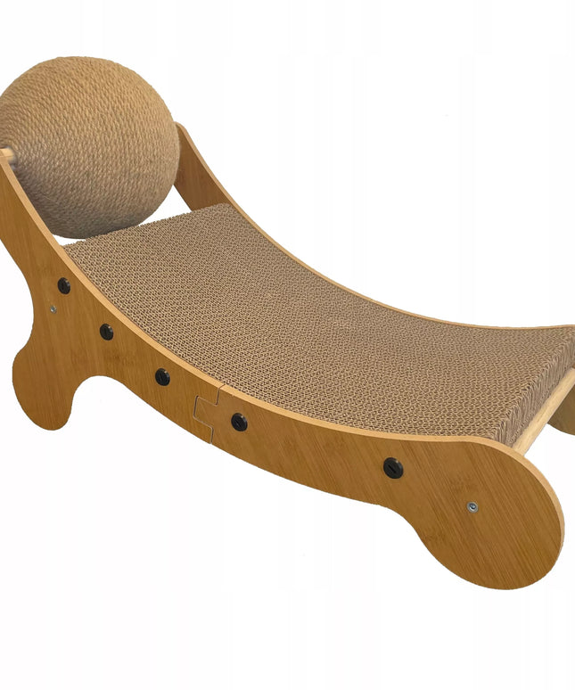 K&M 2 viename draskyklė ir gultas katėms F098, smėlio spalvos
