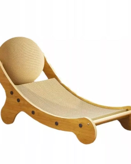 K&M 2 viename draskyklė ir gultas katėms F098, smėlio spalvos