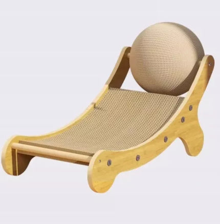 K&M 2 viename draskyklė ir gultas katėms F098, smėlio spalvos