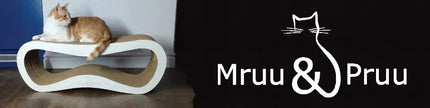 Katės draskyklė rožinė kartoninė draskyklė guolis Mruu&Pruu