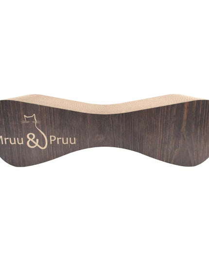Žema draskyklė, guolis draskymui Mruu&Pruu 70 cm RUDOS SPALVOS