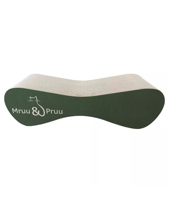 Mruu&Pruu 70 cm žalios spalvos draskyklė ir gultas katėms