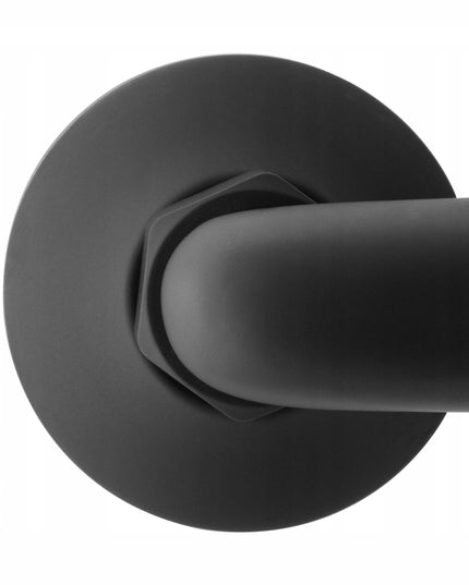 Sieninis vonios dušo komplektas, maišytuvas su čiaupu, - Juodas, matinis