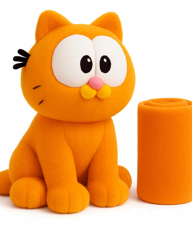 Didelis 40cm Pliušinis Katinas Garfield tipo, Dovana vaikui