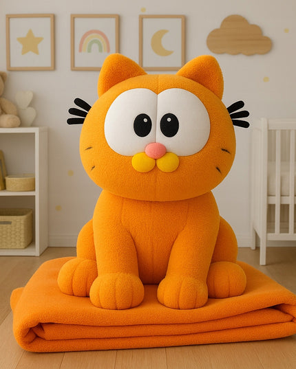 Didelis 40cm Pliušinis Katinas Garfield tipo, Dovana vaikui