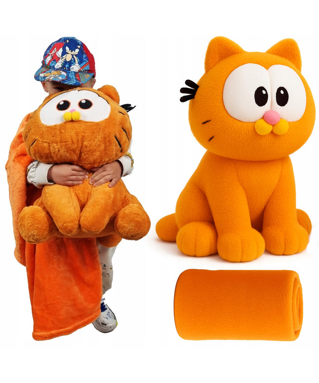 Didelis 40cm Pliušinis Katinas Garfield tipo, Dovana vaikui