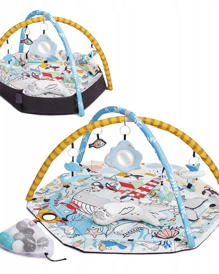 Didelis interaktyvus edukacinis kilimėlis kūdikiams SMARTPLAY SEA Kinderkraft