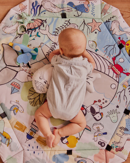 Didelis interaktyvus edukacinis kilimėlis kūdikiams SMARTPLAY SEA Kinderkraft