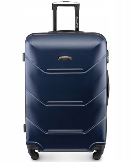 Didelis kelioninis lagaminas su ratukais RYANAIR WIZZAIR 90L kietas XXL ZAGATTO