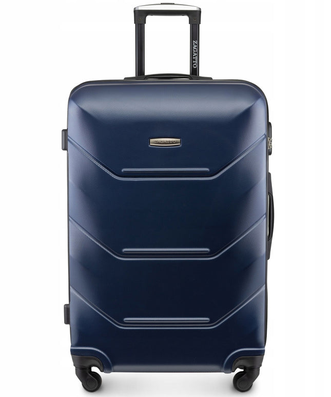 Didelis kelioninis lagaminas su ratukais RYANAIR WIZZAIR 90L kietas XXL ZAGATTO