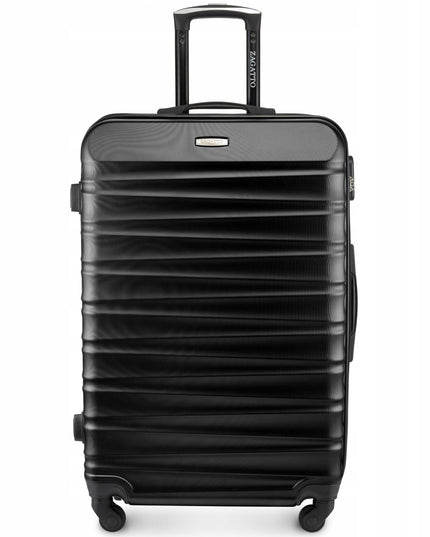 Didelis kelioninis lagaminas su ratukais RYANAIR WIZZAIR 90L kietas XXL ZAGATTO