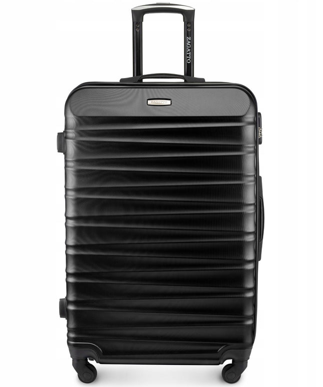 Didelis kelioninis lagaminas su ratukais RYANAIR WIZZAIR 90L kietas XXL ZAGATTO