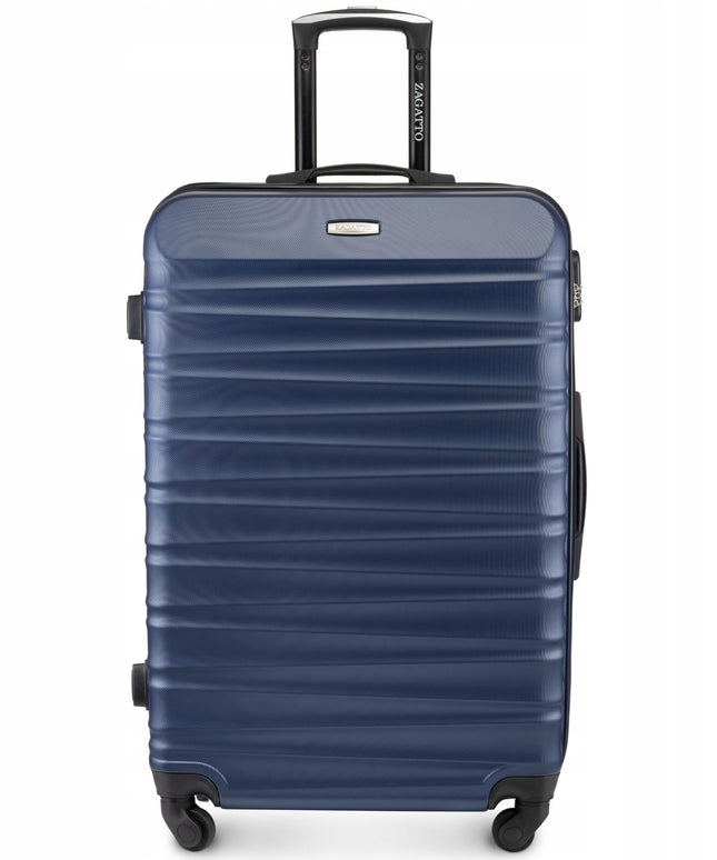 Didelis kelioninis lagaminas ant ratukų RYANAIR WIZZAIR 90L, kietas, XXL, ZAGATTO