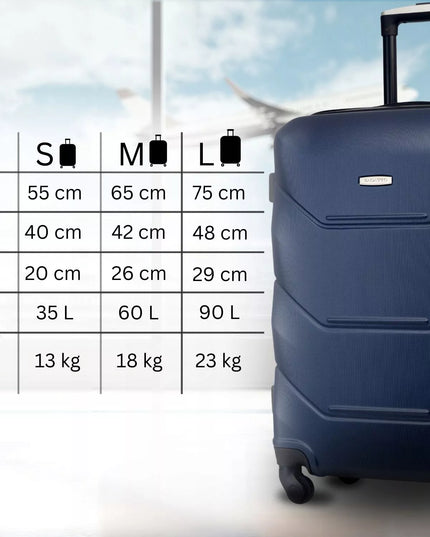 Didelis kelioninis lagaminas ant ratukų, kietas, 90L, XXL RYANAIR WIZZAIR ZAGATTO